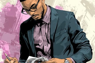 draw professional comic book comic book artist comic illustrations graphic novel