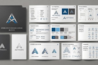 do corporate brand guidelines luxury logo guideline tech branding package design
