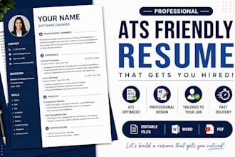 create ats friendly professional resume