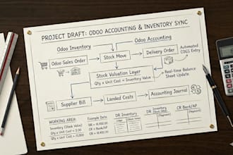 setup odoo accounting manage inventory bookkeeping and bank reconciliation