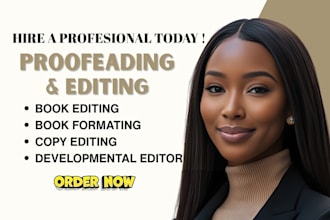 developmental edit, proofread, and format nonfiction, memoir, and childrens book
