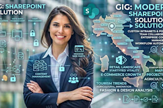 build custom sharepoint portals and power custom power apps  automate workflows