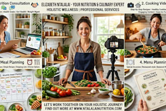 create healthy cooking videos according to your preference