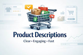 write product descriptions for your ecommerce
