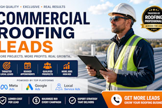 setup commercial roofing facebook ads roofing landing page solar google ads