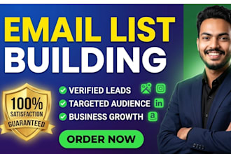 do targeted b2b lead generation, linkedin lead generation, email list building