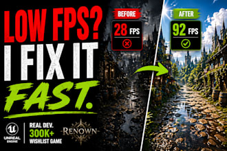 fix your unreal engine fps and performance issues