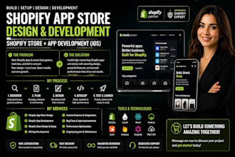 build shopify app store design or redesign shopify store plus ios ui ux website