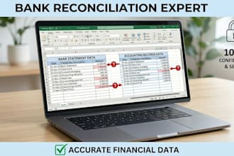 do your excel bookkeeping and bank reconciliation