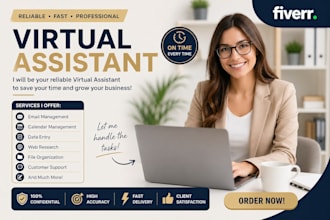 be your virtual assistant, data entry, copypaste tasks