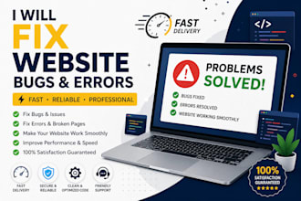 repair website problems and improve performance
