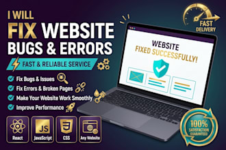 repair website problems and improve performance