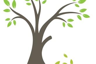 do a professional modern tree logo