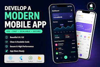 develop a modern ios mobile app