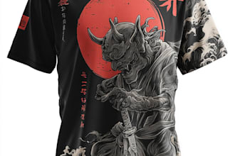 design japanese t shirt illustration