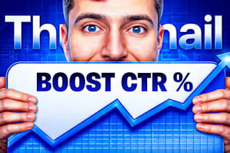design CTR boosting youtube thumbnail in 3hrs