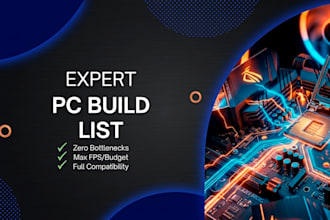 design the perfect PC build list for your budget and needs