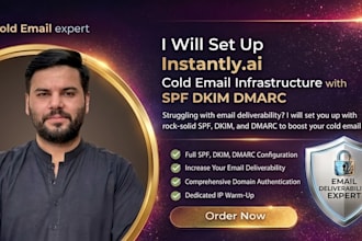 setup your instantly or smartlead for cold email marketing