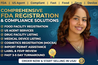 do fda registration, US agent, import permit and compliance
