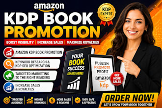 do amazon listing SEO, KDP optimization and PPC ads management