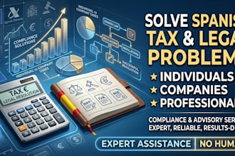 do spain tax resolution , company formation  hacienda, sl registration and vat