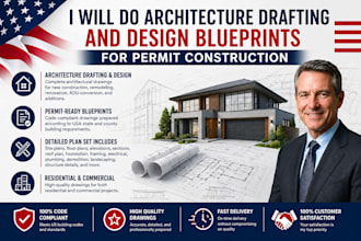 do architecture drafting and design blueprints for permit construction