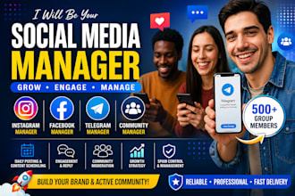 grow and manage your instagram facebook telegram and community engagement