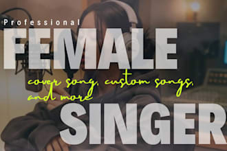 be your professional topliner songwriter and session singer for pop soul country