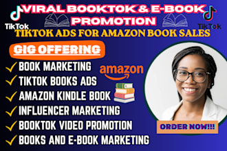 do booktok promotion amazon KDP marketing tiktok book influencer book trailer