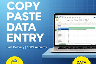 your virtual assistant for copy paste and data entry tasks