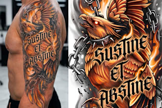 design a custom tattoo art