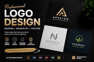 design a modern minimalist professional business logo