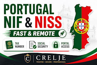 obtain portugal nif fiscal number niss and tax access
