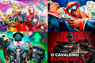 make a beautiful thumbnail for the marvel rivals game