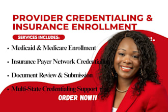 do provider credentialing insurance enrollment for home care, medicaid, medicare