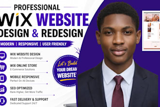 build wix website design wix website redesign wix online store redesign wix web