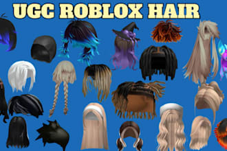 do roblox ugc hair fluffy messy wolf cut layered curtain bangs long braids afro