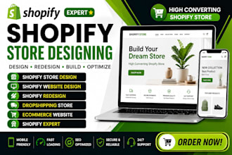 design shopify store, shopify website redesign shopify expert