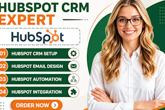 setup hubspot CRM hubspot email design hubspot automation hubspot integration