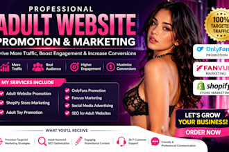 do adult web promotion, adult toy, store, onlyfans promotion