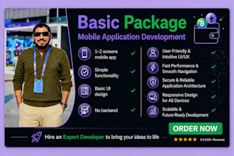 develop custom mobile apps for android and IOS