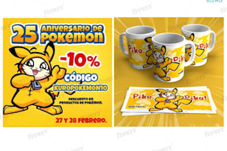 draw cute custom characters illustration for your brand