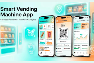 develop a modern smart vending machine app for your business