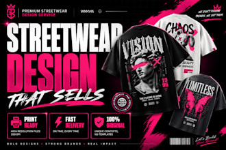design streetwear clothing and shopify brand apparel
