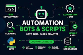 automate your business tasks with custom bots and scripts