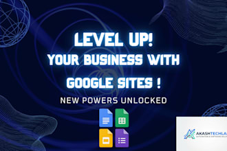 create a professional google site for your business
