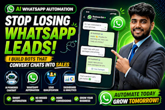 build ai whatsapp automation to turn leads into sales