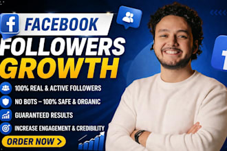 organic facebook page promotion and growth for real followers