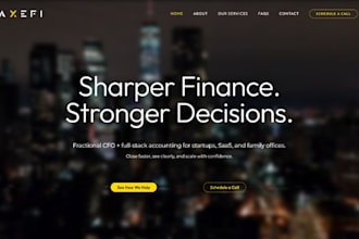 design squarespace accounting website bookkeeping financial consultant website