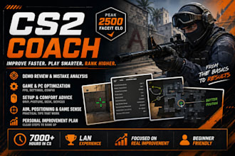help you improve faster in cs2, 2500 faceit elo coach